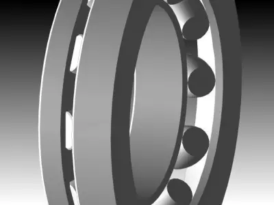 Spherical Roller Thrust Bearing 29326 Free 3D model