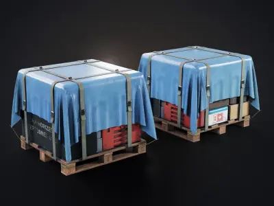 Big Air Drop Low-poly 3D model purchase