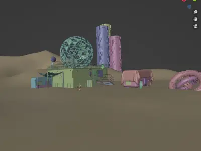 Apocalyptic Base 3D model