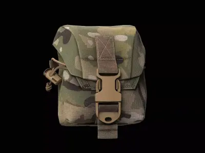 CRYE Frag Pouch Low-poly 3D model