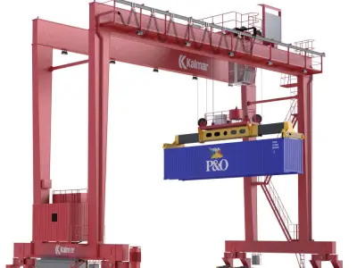 RTG Gantry Crane Kalmar 3D model