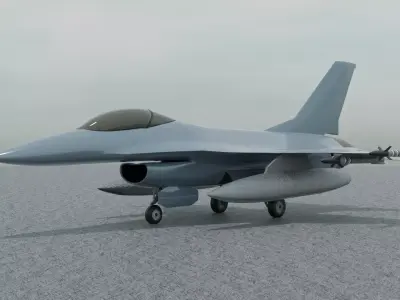 F-16 Aircraft 3D model