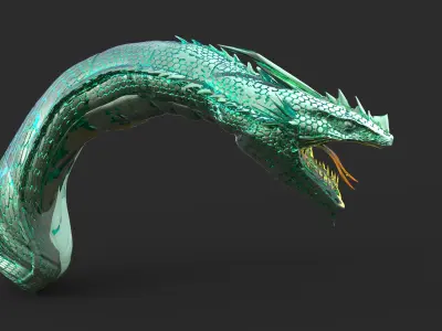 Transcendent Snake 2  3D model
