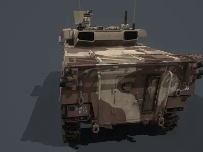 VBCI - 2 Nexter  Low-poly 3D model