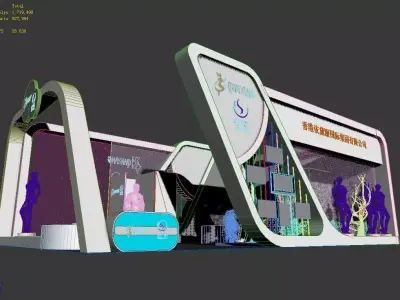 Exhibition - Area - 9X14-3DMAX2009-08 3D model