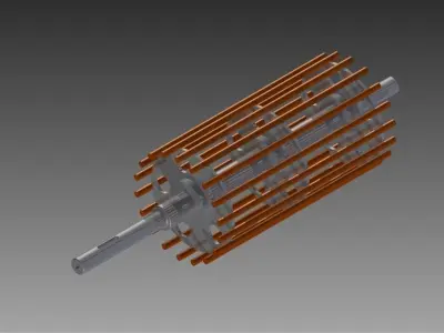 ROLLER DRIVE TYPE CAGE Free 3D model