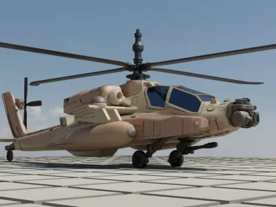 IDF Apache AH-64 Peten 3D print model