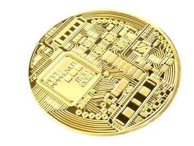Bitcoin in 3D 3D model