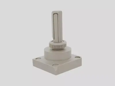 Industrial Machine Control Lever for 3D print 3D model