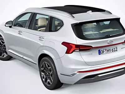 2021 Hyundai Santa Fe 3D model