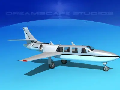 Piper Aerostar FJ-100 Fanjet V06 3D model