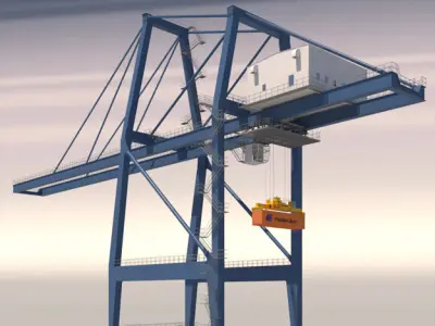 Harbour Crane 3D model