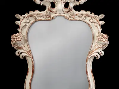 Classic mirror 002 3D model