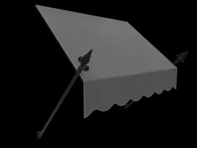 spearhed awning 01 3D model