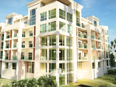 Highrise Building 08 3D model