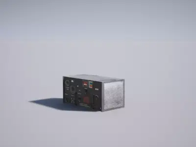 Radio Low-poly 3D model