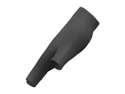 Fingerless Hunter Gloves Low-poly 3D model