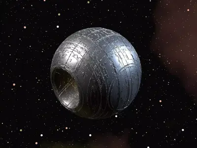 Sci-fi planet 3D model buy