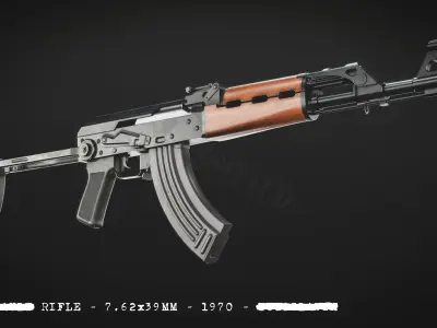 Cold War Weapons Collection 3D Model Pack