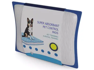 Pet accessories Pet Training Pads Low-poly 3D model purchase