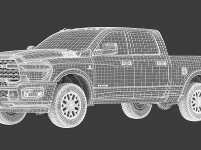 Ram 2500 Limited 2025 Heavy Duty Truck 3D model