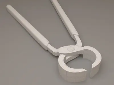 pliers Low-poly 3D model order