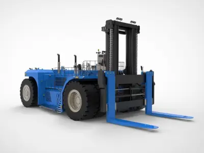 industrial heavy forklift  3D model