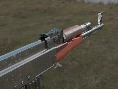 ak 47  3D model