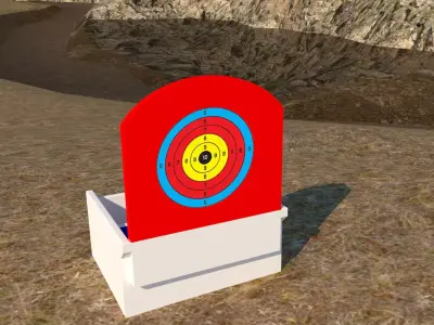 Automatic Resetting Gun Practice Target Arduino UNO Free 3D print model