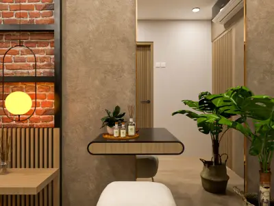 MASTER BEDROOM - INDUSTRIAL MODERN BEDROOM 3D model