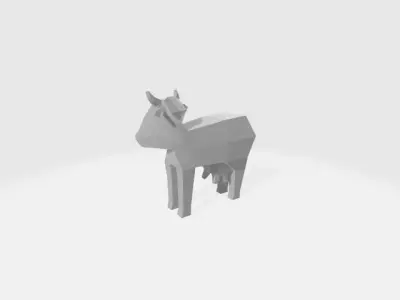 Cow - Unity use Free 3D model