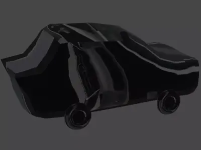 low poly car Free 3D model