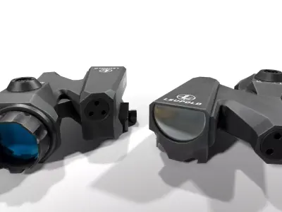 Leupold D-EVO Dual Enhanced View Optic 6x Scope Low-poly 3D model