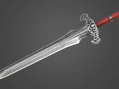 Sword 01 Low-poly 3D model purchase