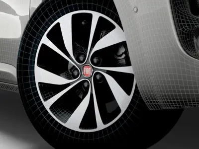 Fiat Ulysse 2022 wheel 3D model