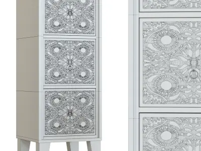 Bandung Small Cabinet 3D model