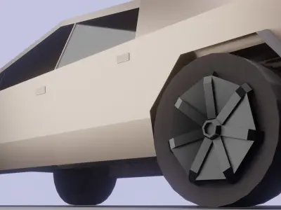 Kyberpunk tesla 3D model