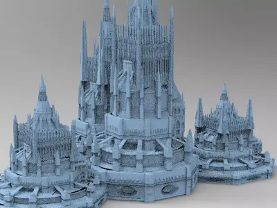Barons Tower collection 1 3D model