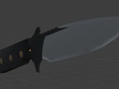 Knife Free 3D model