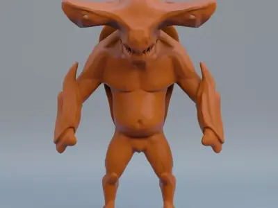Turtle Shark sculpt 3D model