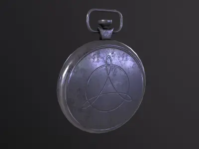 Old Pocket Watch 3D Model Low-poly 3D model