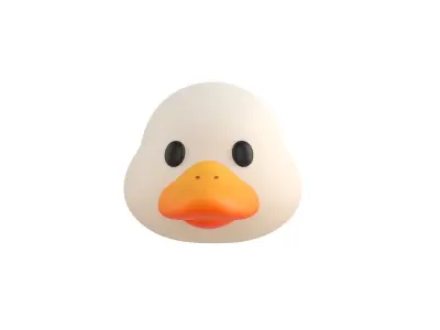 Prop169 Duck Head 3D model