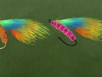 Fishing Fly 3D model