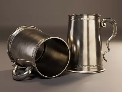 Pewter Tankard 3D model