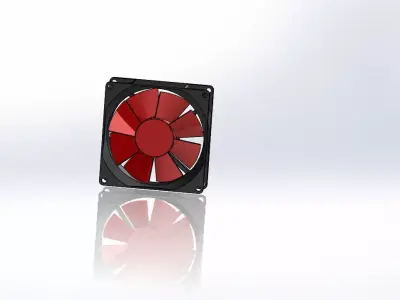 computer fan 3D model purchase