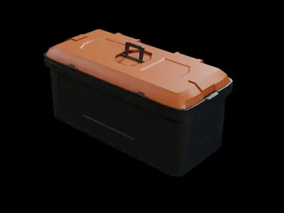 Toolbox Low-poly 3D model purchase