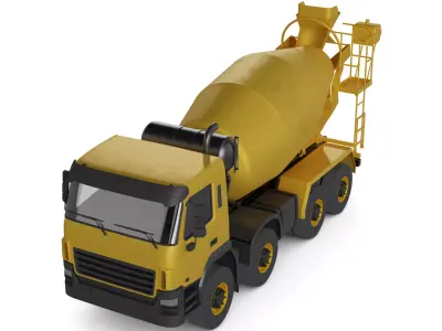 Concrete Mixer Truck 3D model