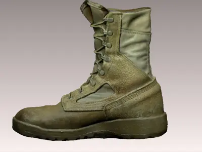 US ARMY combat boot  Belleville 3D model