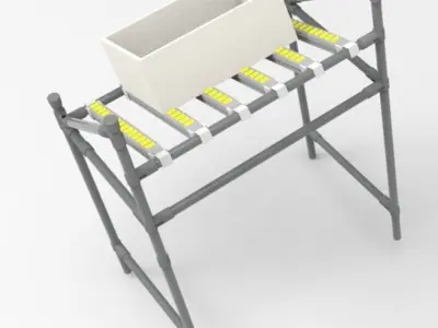 Tube racking 3D model