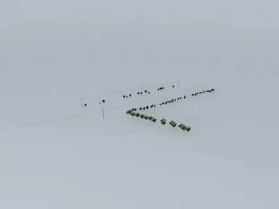 Trees on the Port Part 01 Free 3D model